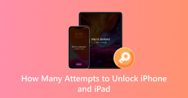 How Many Attempts to Unlock iPhone and iPad