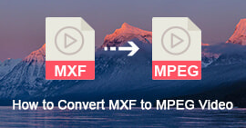 Konverter MXF til MPEG