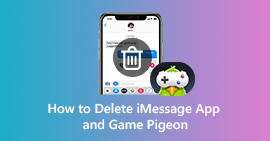 Az iMessage alkalmazás és a Game Pigeon törlése
