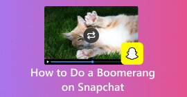 Snapchat'te Boomerang yapın