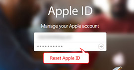 Reimposta ID Apple