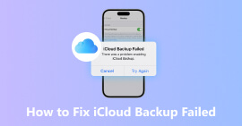 Сбой резервного копирования iCloud