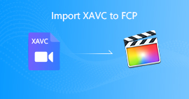 Importálja az XAVC-t az FCP-be