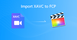 XAVC'yi FCP'ye aktarın