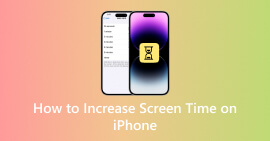 iPhone에서 화면 시간 늘리기