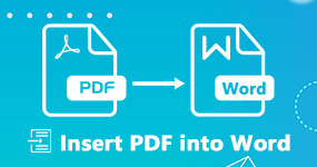 Helyezze be a PDF fájlt a Wordbe