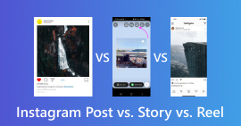 Instagram Post vs Story vs Reel