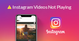 Instagram-videoer spiller ikke