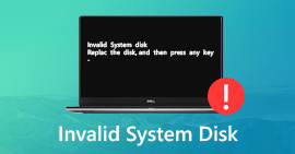 Ugyldig systemdisk