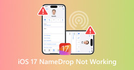 Az iOS 17 NameDrop nem működik