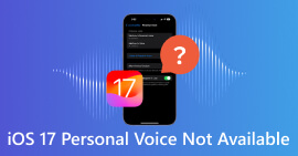 iOS 17 personlig stemme ikke tilgængelig