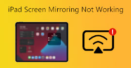 Il mirroring dello schermo dell'iPad non funziona
