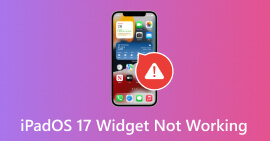 Widżet iPadOS 16 16 nie działa