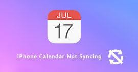 iPhone-agenda niet synchroniseren