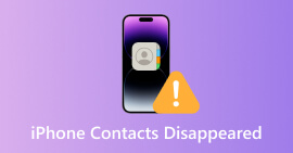Kontakty iPhone zmizely