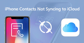 iPhone-contacten synchroniseren niet met iCloud