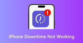 Iphone Downtime Not Working