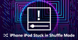 iPhone iPod bloccato in modalità Shuffle