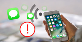 Løs iPhone som ikke mottar eller sender tekstmeldinger / iMessages