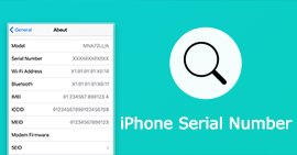 iPhone serienummer