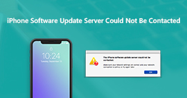 Er kon geen contact worden opgenomen met de iPhone-software-updateserver