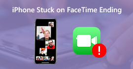 iPhone 卡在 FaceTime 通话结束