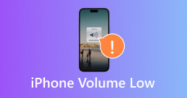 iPhone-volume laag