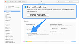 iTunes Backup Password