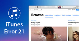 Ошибка iTunes 21