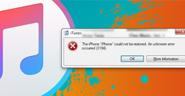 Błąd iTunes 3194