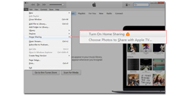 iTunes Ev Paylaşımı Çalışmıyor