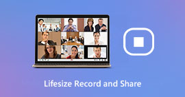 Ta opp og del en videosamtale eller et møte på Lifesize