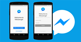 Facebook Messengerin uloskirjautuminen iPhonessa / Androidissa