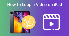 Loop een video op iPad