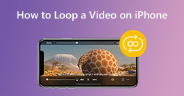 Loop een video op iPhone