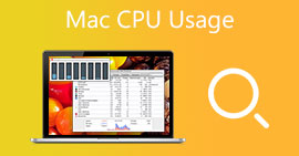 Využití CPU mac