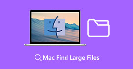 Mac Etsi suuria tiedostoja