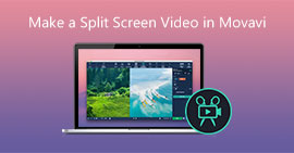 Maak een video met een gesplitst scherm in Movavi