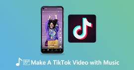 Lag en TikTok-video med musikk