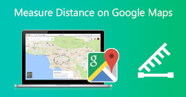 Измерьте расстояние на Google Maps
