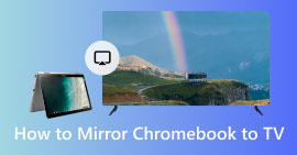 Effettua il mirroring del Chromebook sulla TV