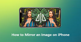 Zrcadlový obrázek na iPhone