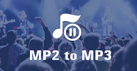 Converti MP2 in MP3