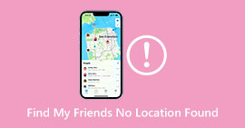 No Location Found on Find My Friends