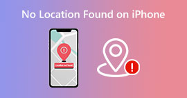 Ingen plassering funnet på iPhone