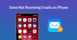 Neprijímám e-maily na iPhone