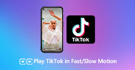 Speel TikTok in snelle slow motion