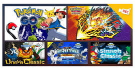 Seznam her Pokémon a způsob, jak zaznamenat hru Pokémona