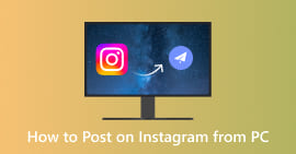 Lähetä Instagramista PC: ltä