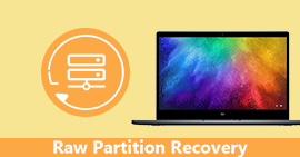 Återställning av RAW-partition